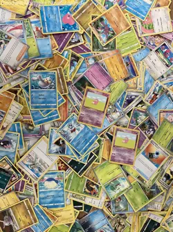 2.5LB Lot of Various Mixed Assorted Pokemon Cards TCG CCG Trading Cards - Image 2