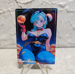 Bulma DBZ Trading Card Waifu Goddess Story Anime Girl holo Karte Manga Full - Image 1