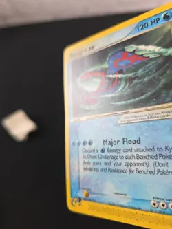 Kyogre ex 001 Nintendo Power Magazine Black Star Promo Pokemon Card 2003 - Image 3