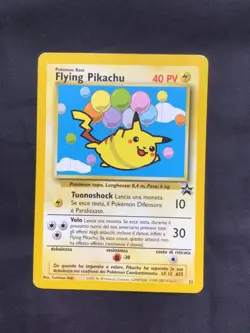 Pokemon Cards: ITALIAN Wizards Black Star Promo: Flying Pikachu 25 - Image 1