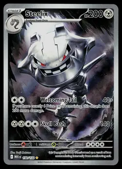 Pokemon Card - Steelix Mega Evolution 150/132 Holo Illustration Rare - Image 1