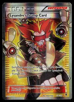 Pokemon Card - Lysandre's Trump Card XY Phantom Forces 118/119 Ultra Rare - Image 1