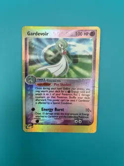 2003 Pokemon Ruby and Sapphire Gardevoir 07/109 Reverse Holo e- Card Rare Poor - Image 1