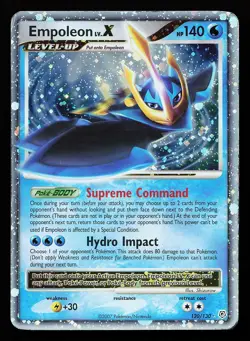 Empoleon LV.X 120/130 Ultra Rare Diamond and Pearl Pokemon Card - Image 1