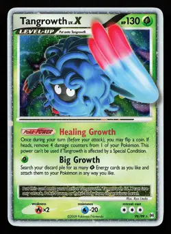 Tangrowth Lv.X 99/99 Ultra Rare Arceus Pokemon Card - Image 1