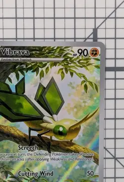 Pokemon TCG Vibrava Illustration Rare Card 206/191 Surging Sparks nm - Image 3