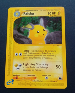 Raichu 27/144 NON HOLO Pokemon Card WOTC Skyridge NM - ENG - Image 1