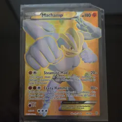Machamp EX 90/98 XY-Ancient Origins Ultra Rare Full Art Holo Pokemon TCG Card - Image 1