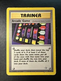 Arcade Game [HP] 83/111 - Pokemon Neo Genesis Unlimited Rare Card WOTC - Image 1