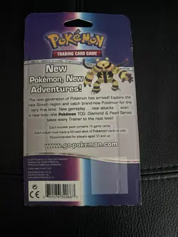 Pokemon 2007 Diamond & Pearl Lucario Booster Patch English Sealed On Shop Card - Image 3
