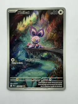 Noibat 169/159 NM / Mint Full Art Holo Journey Together Pokemon TCG Card - Image 1