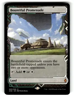 Bountiful Promenade Zendikar Rising Expeditions Regular MTG Card Magic - Image 1