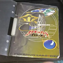 Pokemon Card Japanese Neo Genesis Premium File 1 Folder BINDER ONLY - NO CARDS - Image 1