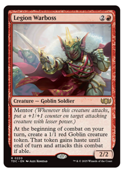 Legion Warboss Commander: Tarkir Dragonstorm MTG - Image 1