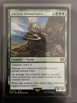 Ancient Adamantoise M 0172 REGULAR- Final Fantasy Magic the Gathering MTG - NM - Image 1