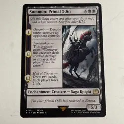 x1 Summon: Primal Odin R MTG Final Fantasy M/NM, English - Image 1
