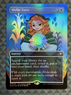 MTG Idyllic Tutor #0129 Foil Borderless Mythic ECL Special Guests (SPG) - Image 2
