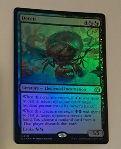 Deceit FOIL NM Magic the Gathering Lorwyn Eclipsed MTG - Image 1