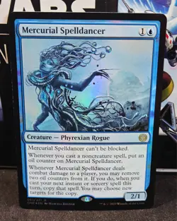 magic the gathering - FOIL! - Mercurial Spelldancer - Creature - Phyrexian Rogue - Image 1