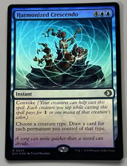 MTG Lorwyn Eclipsed Harmonized Crescendo Instant RARE FOIL #0054 - Image 1