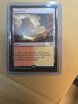 Arid Mesa Modern Horizons 2 Regular Mint Never Played, Hard Case Since Pull - Image 1