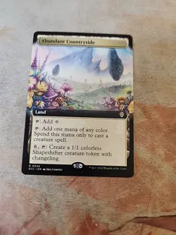 Abundant Countryside Extended Art Lorwyn Eclipsed MTG NM - Image 1