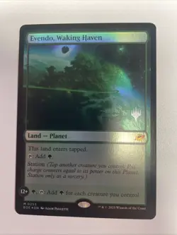 Evendo, Waking Haven Edge of Eternities Foil Promo Pack NM Free Shipping - Image 1