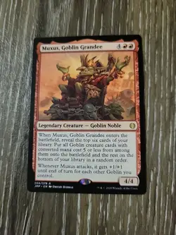 MTG Muxus, Goblin Grandee Jumpstart Regular Rare NM 024/078 - Image 1