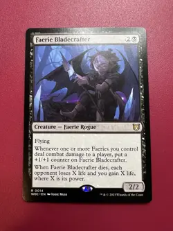 *** Faerie Bladecrafter *** Commander: Wilds of Eldraine NM MTG English - Image 1