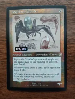 Psychosis Crawler Serial Numbered Schematic Foil 272/500 Brother's War - Image 1