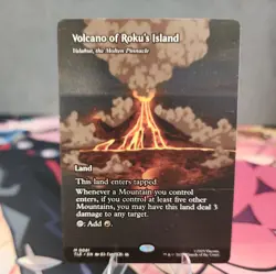 Mtg. Volcano of Roku's Island. Borderless. M 0061 Avatar The Last Airbender. NM - Image 1