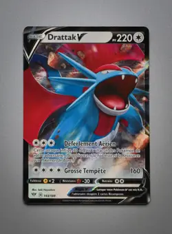 Drattak V 143/189 - Epee Et Bouclier Tenebres Embrases - Carte Pokemon FR - Image 1