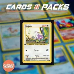 Carte Pokemon Rattata 61/102 Set de Base Edition 1 NM-Mint 🇫🇷 - Image 1