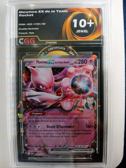 Carte Pokemon FR Mewtwo ex de la Team Rocket (DRI 081) Rivalite CGG 10+ 27560068 - Image 1