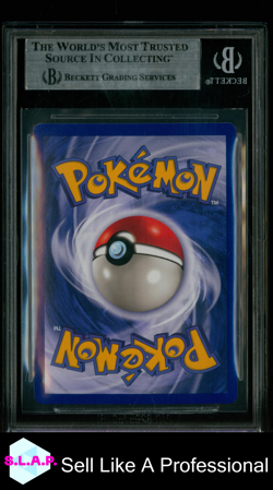 NOCKCHAN POKEMON 7/102 1999 BASE SET 1ST EDITION 9 DEUTSCH BGS 9 - Image 2
