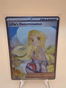 Lillie's Determination 184/132 Pokemon Mega Evolution Special Illustration Rare - Image 1