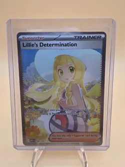 Lillie's Determination 184/132 Pokemon Mega Evolution Special Illustration Rare - Image 5