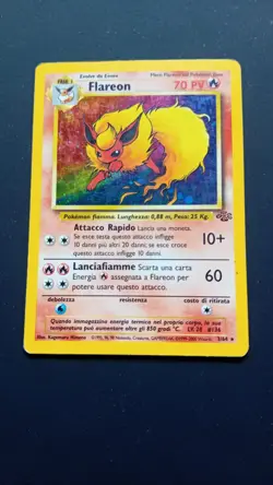 POKEMON SET JUNGLE UNLIMITED HOLO FLAREON 3/64 ITA - Image 2