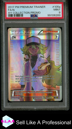 FA/N XY COLLECTION PRM POKEMON PREMIUM TRAINER XY COLLECTION PRM 2017 105A PSA 9 - Image 1