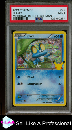 FROXY MCDONALD'S COLL-GERMAN POKEMON MCDONALD'S COLLECTION 2021 22 PSA 9 - Image 1