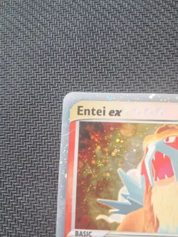 Pokemon RARE card Entei EX 91/95 GOOD Vintage 2004 - Image 2