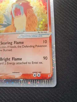 Pokemon RARE card Entei EX 91/95 GOOD Vintage 2004 - Image 4