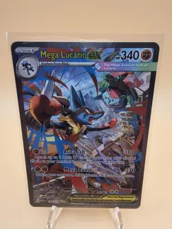 Mega Lucario Ex 179/132 Pokemon Mega Evolutions Special Illustration Rare TCG - Image 1