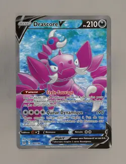 Carte Pokemon Drascore V 182/196 Origine Perdue EB11 FR NEUF - Image 1