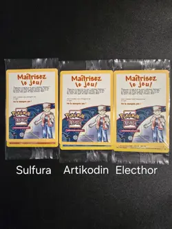 Carte Pokemon Sulfura Artikodin Electhor Promo BlackStar 21 22 23 Wizards NEUF - Image 1