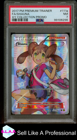 FA/SHAUNA XY COLL PRM POKEMON PREMIUM TRAINER XY COLLECTION PRM 2017 111A PSA 7 - Image 1