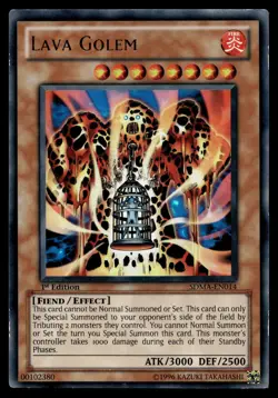 LAVA GOLEM SDMA-EN014 ULTRA RARE STRUCTURE DECK: MARIK (TCG) YU-GI-OH - Image 1