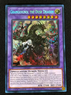 Yugioh Granguignol The Dusk Dragon BLTR-EN087 1st Secret Rare (NM) - Image 1