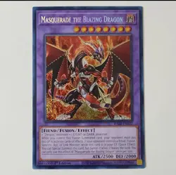 Masquerade the Blazing Dragon - RA02-EN022 - Secret Rare - NM - 1st Ed - Yugioh - Image 1