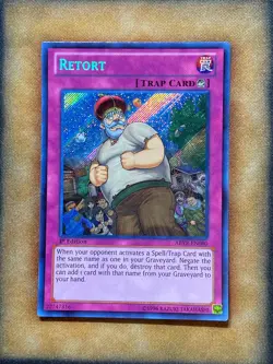 Yugioh Retort ABYR-EN080 Secret Rare 1st Ed NM - Image 1